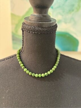 Vintage 80’s jade necklaces.